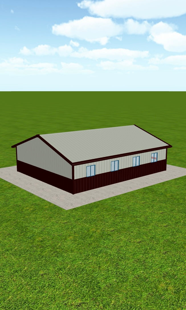 32’x40’x9’ Two Garage Door Package