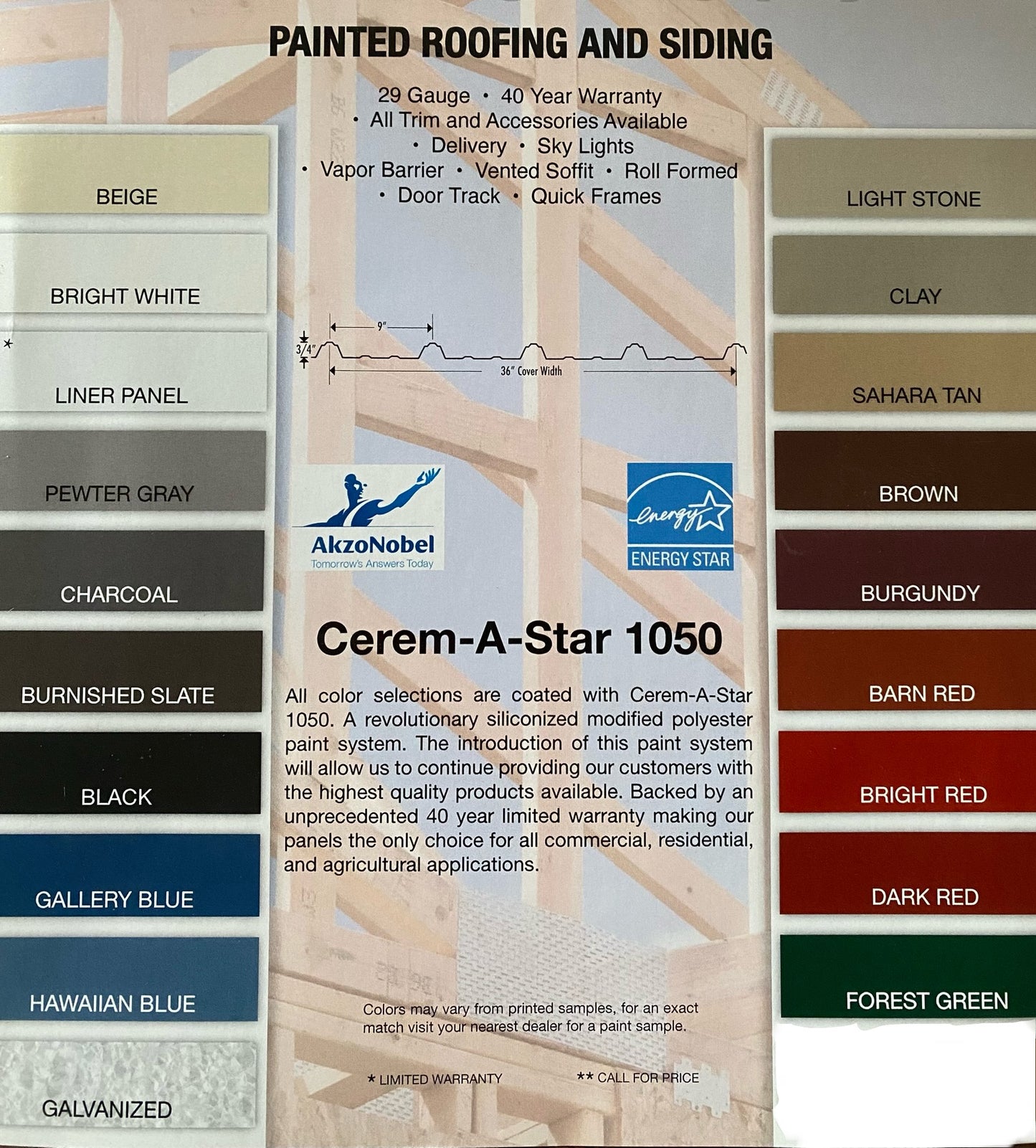 40 Year Metal Panels