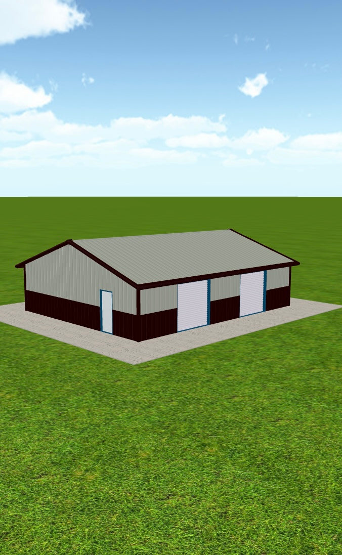 32’x40’x9’ Two Garage Door Package