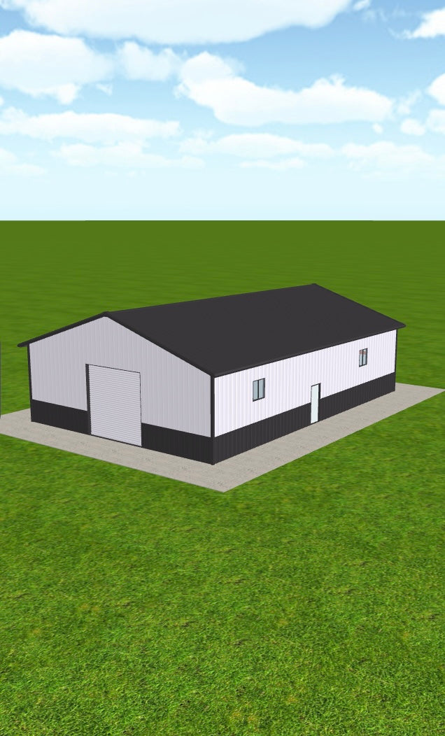 40’x60’x14’ Pole Barn Package W/ Garage