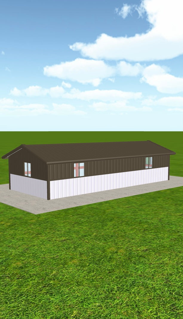 16’x40’x8’ Pole Barn Package