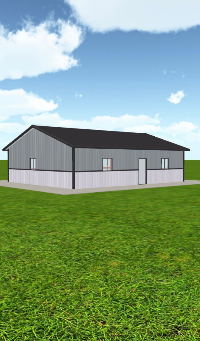 32x40x9 Pole Barn Package