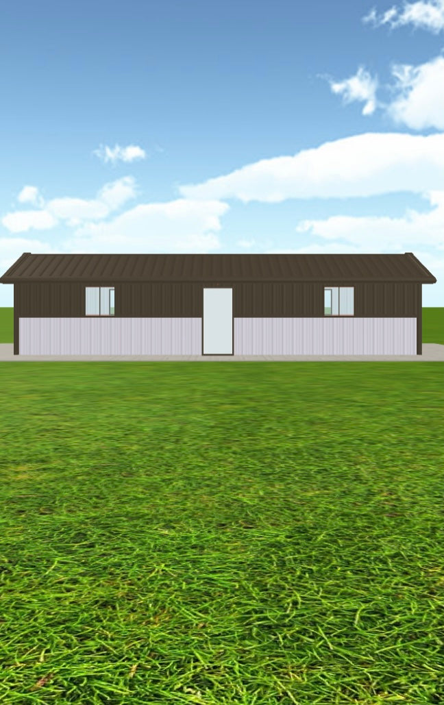 16’x40’x8’ Pole Barn Package