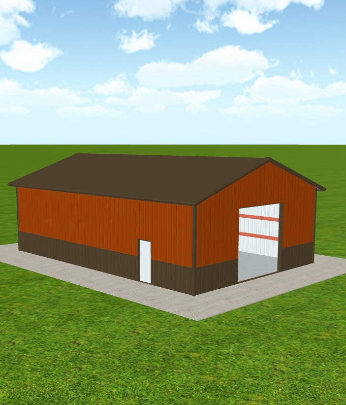 32’x48’x14’ Pole Barn Package