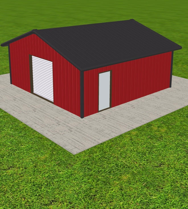 24’x24’x9’ Garage Package