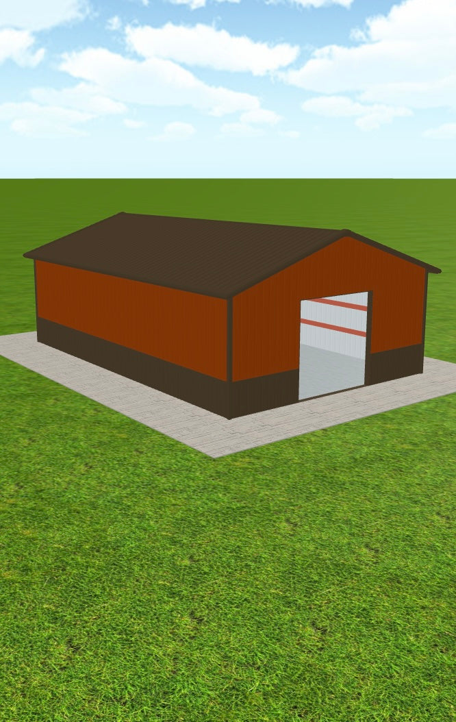 32’x48’x14’ Pole Barn Package