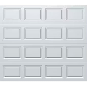 9-ft x 7-ft White Single Garage Door